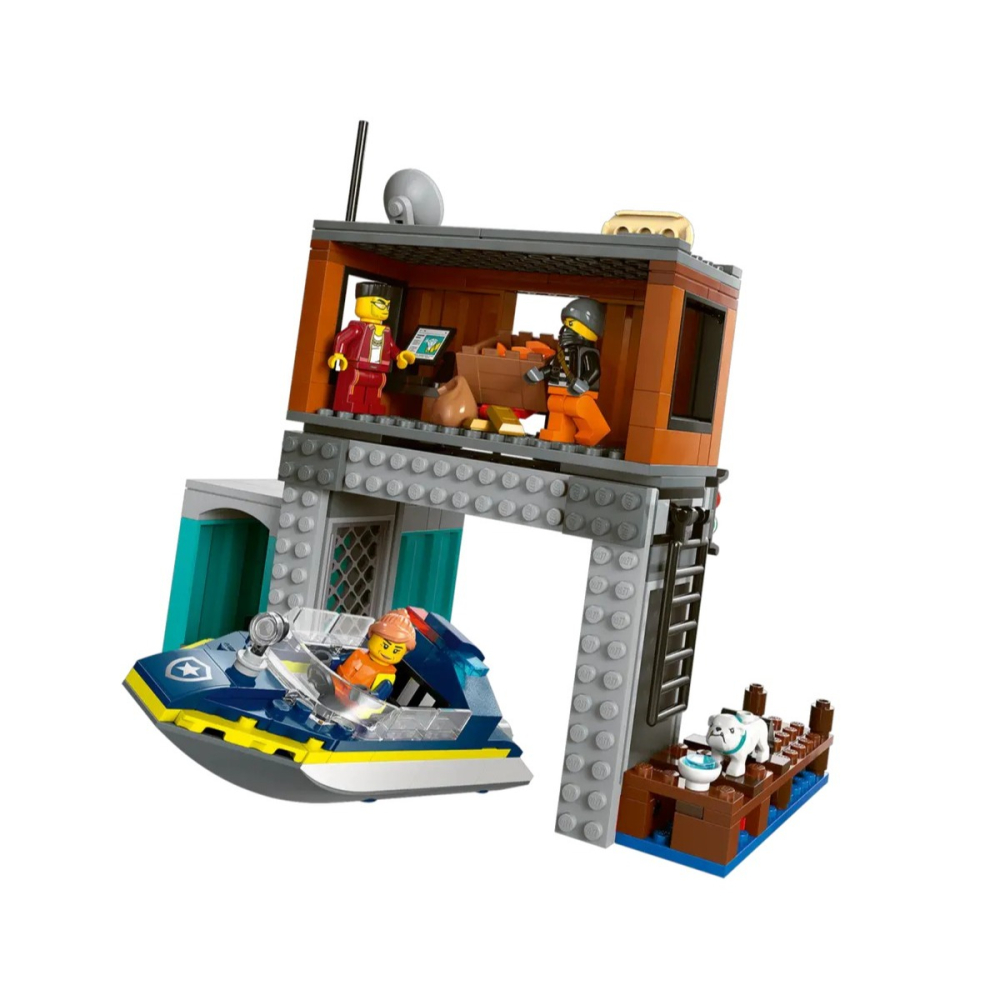 【樂GO】樂高 LEGO 60417 警察快艇和壞蛋藏身處 船 城市 CITY 積木 玩具 禮物 生日禮物 樂高正版全新-細節圖4