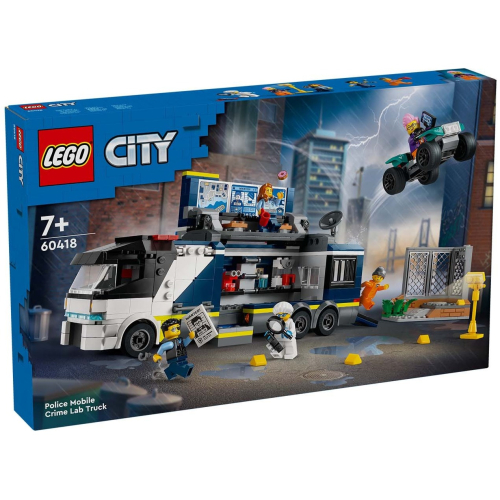 【樂GO】樂高 LEGO 60418 警察行動刑事實驗室 警車 城市 CITY 積木 玩具 禮物 生日禮物 樂高正版全新