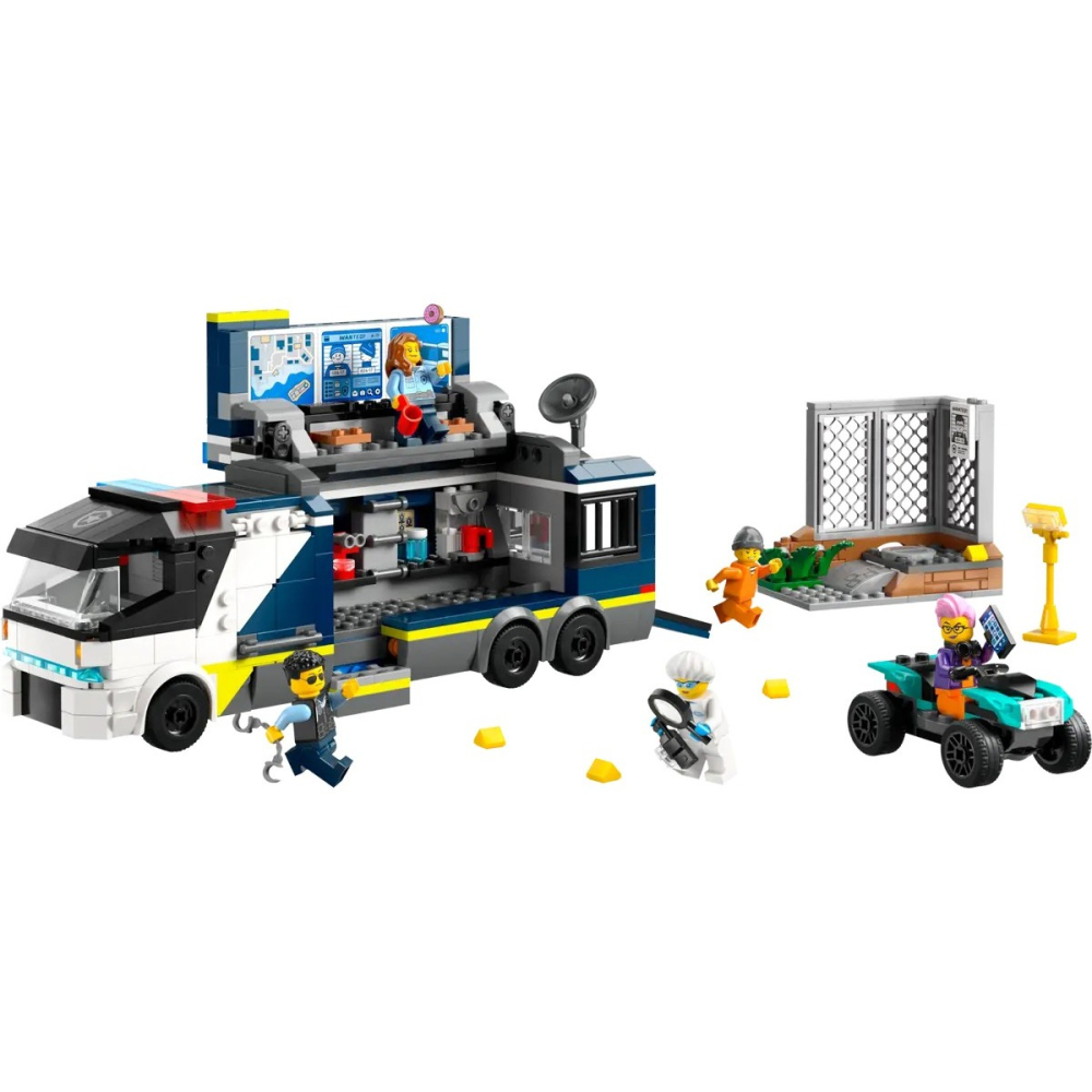 【樂GO】樂高 LEGO 60418 警察行動刑事實驗室 警車 城市 CITY 積木 玩具 禮物 生日禮物 樂高正版全新-細節圖3