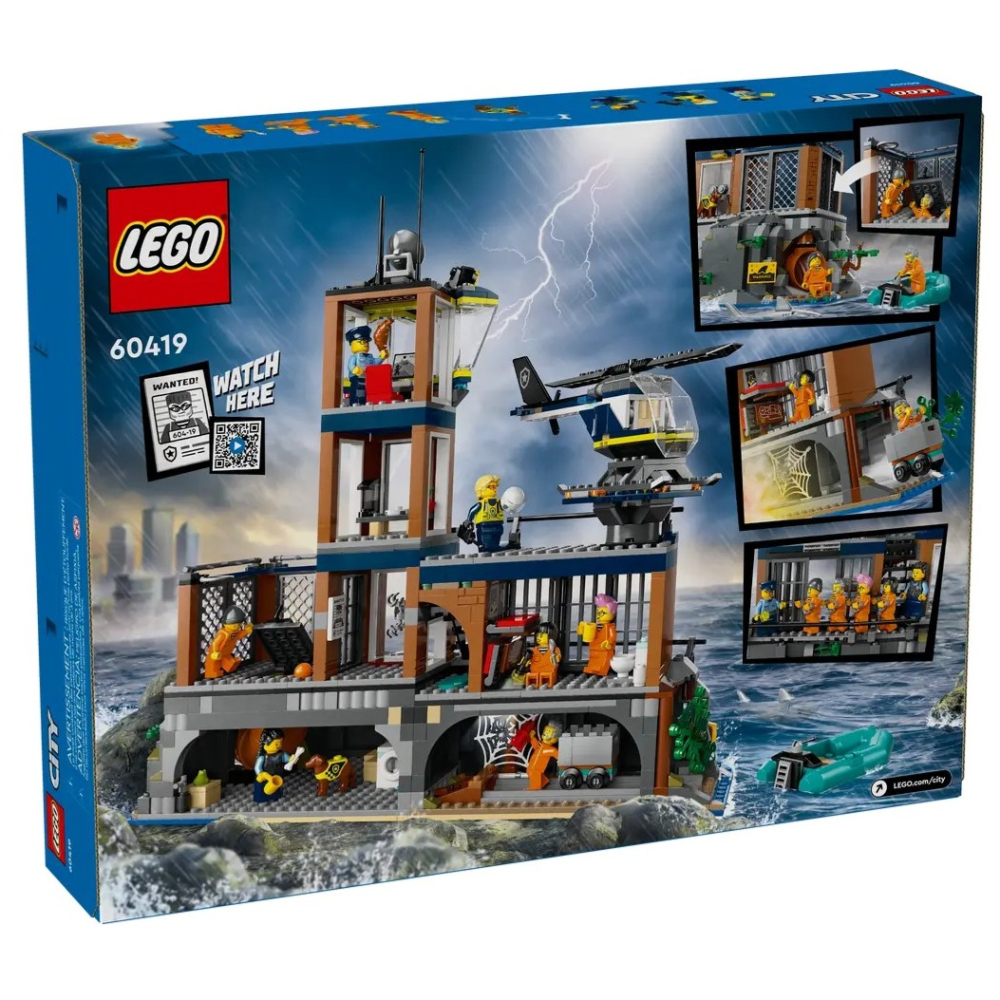 【樂GO】樂高 LEGO 60419 監獄島 警察 監獄 城市 CITY 積木 玩具 禮物 生日禮物 樂高正版全新-細節圖2