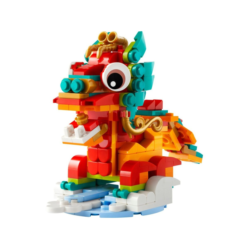 【樂GO】樂高 LEGO 40611 生肖龍 龍年 12生肖 小龍 龍年限定積木組 2024 新品 樂高正版-細節圖2