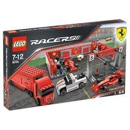 【樂GO】絕版樂高 LEGO 8155 F1維修站 RACERS 法拉利 貨車 賽車 F1 收藏 禮物 樂高正版全新