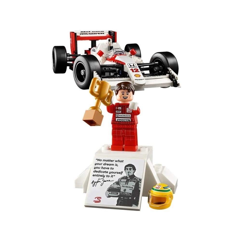 【樂GO】 樂高 LEGO 10330 麥拉倫 MP4/4 ＆ 艾爾頓·冼拿 F1 方程式賽車 Icons 樂高正版全新-細節圖4