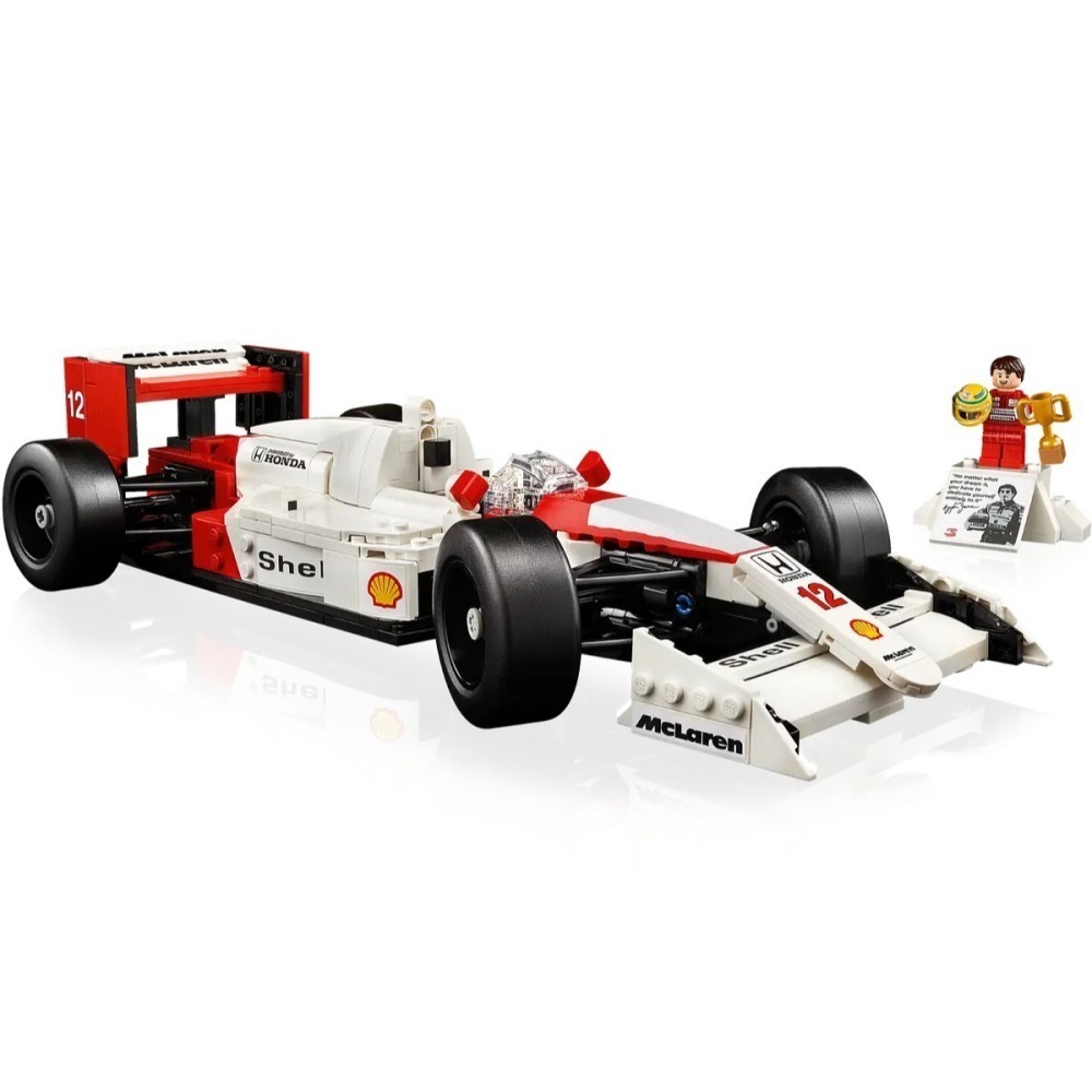 【樂GO】 樂高 LEGO 10330 麥拉倫 MP4/4 ＆ 艾爾頓·冼拿 F1 方程式賽車 Icons 樂高正版全新-細節圖5