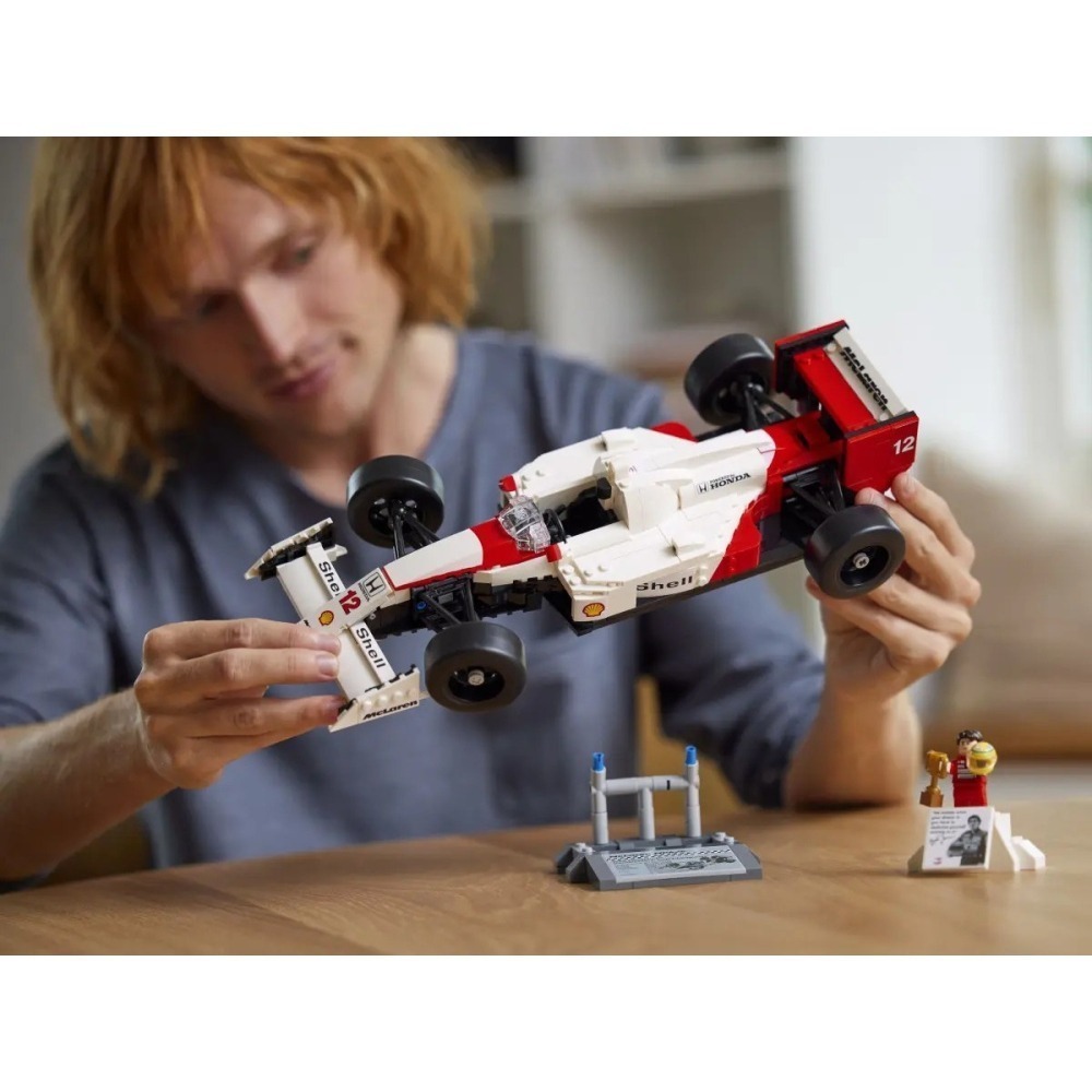 【樂GO】 樂高 LEGO 10330 麥拉倫 MP4/4 ＆ 艾爾頓·冼拿 F1 方程式賽車 Icons 樂高正版全新-細節圖7
