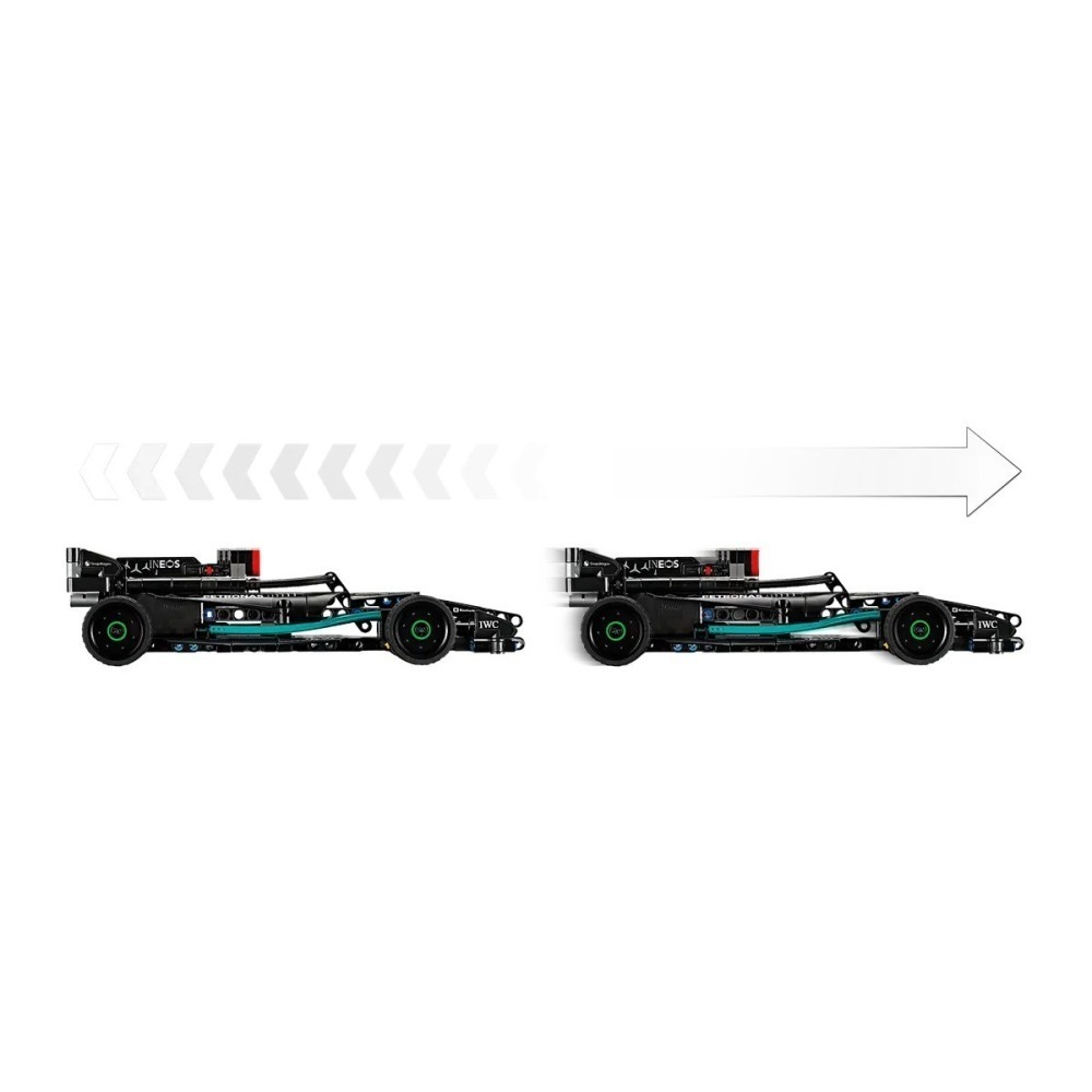 【樂GO】 樂高 LEGO 42165 賓士 迴力車 Mercedes-AMG F1 W14 E 科技 樂高正版全新-細節圖6