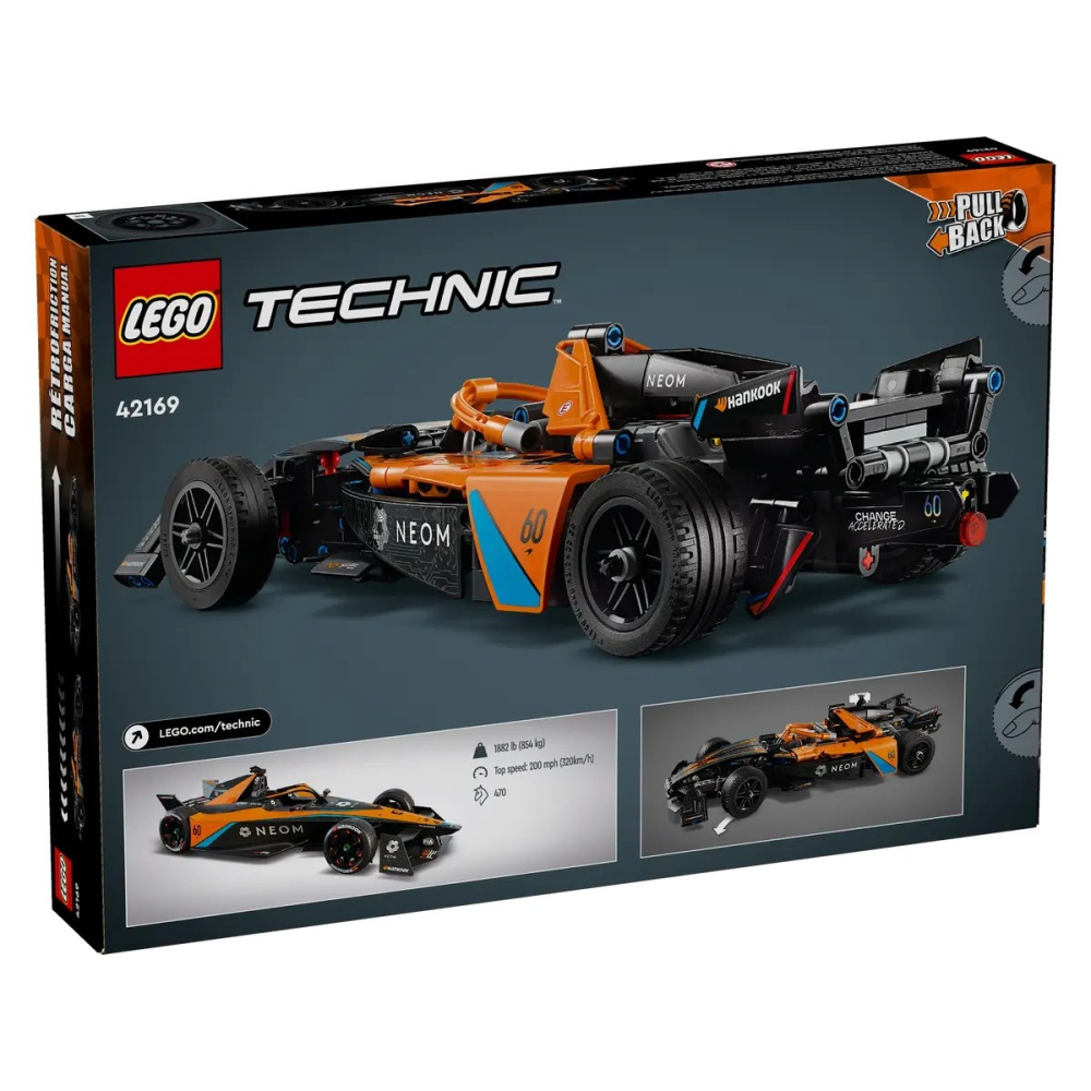 【樂GO】樂高 LEGO 42169 NEOM 麥拉倫 FormulaE RaceCar 科技 賽車 車子 樂高正版全新-細節圖2