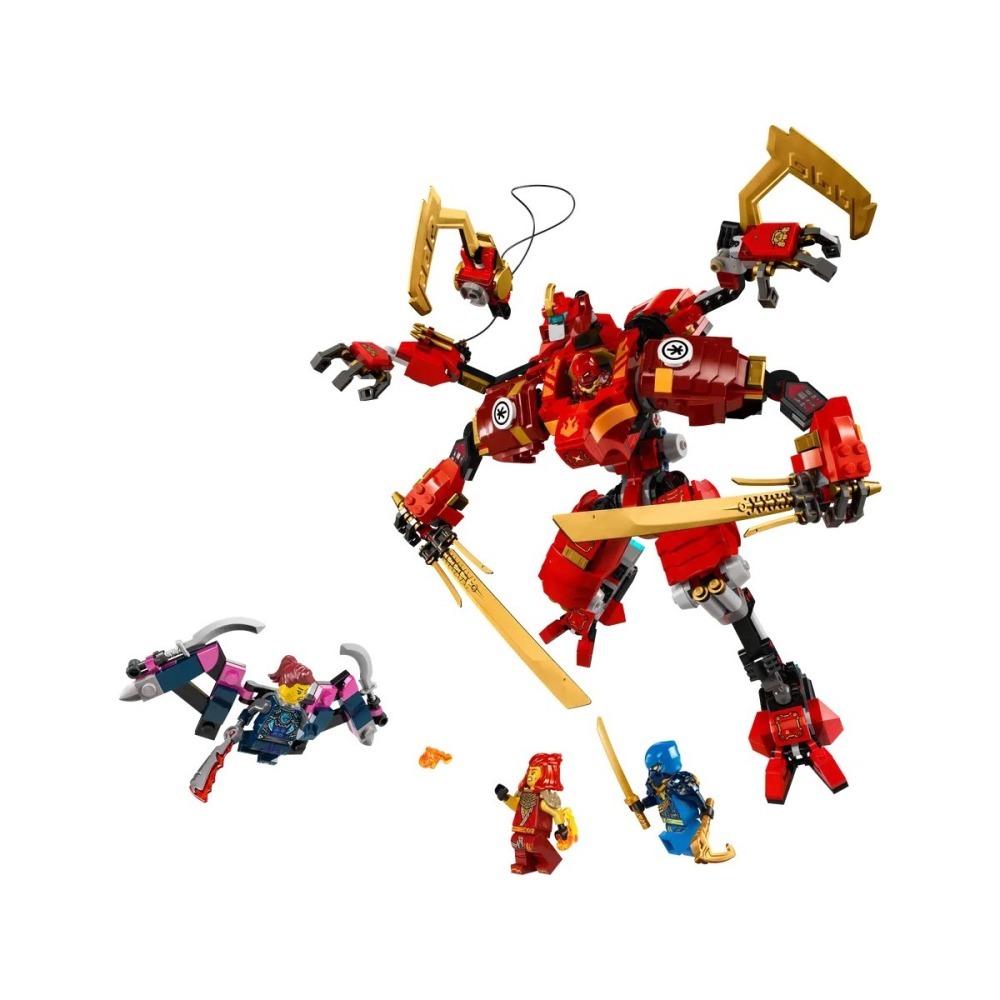 【樂GO】樂高 LEGO 71812 赤地的忍者攀爬機械人 阿光 野火 忍者 禮物 玩具 積木 生日禮物 樂高正版全新-細節圖3
