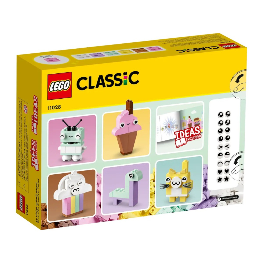 【樂GO】樂高 LEGO 11028 創意粉彩趣味套裝 經典顆粒 散磚 玩具 創意 玩具 禮物 生日禮物 樂高正版全新-細節圖2