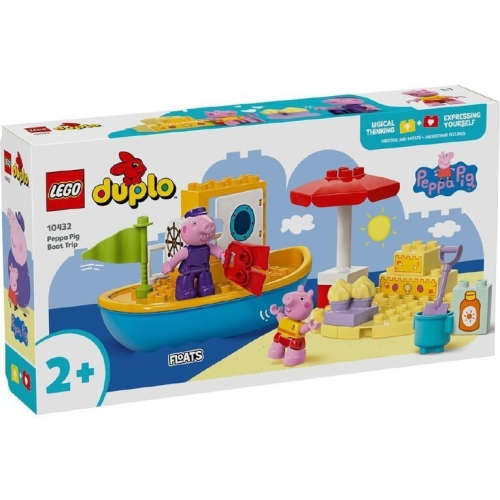 【樂GO】樂高 得寶 LEGO 10432 粉紅豬小妹 Boat Trip 船 遊艇 野餐 大顆粒積木 樂高正版全新