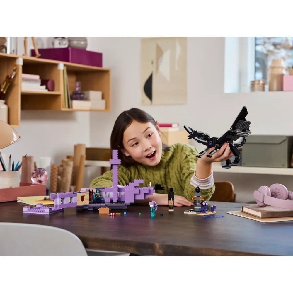 【樂GO】樂高 LEGO 21264 末影龍和末地船 末影龍 麥塊 我的世界 當個創世神 MC 玩具 禮物 樂高正版全新-細節圖8