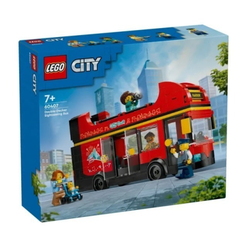 【樂GO】樂高 LEGO 60407 紅色雙層觀光巴士 雙層巴士 倫敦 香港 城市 CITY 玩具 禮物 樂高正版全新