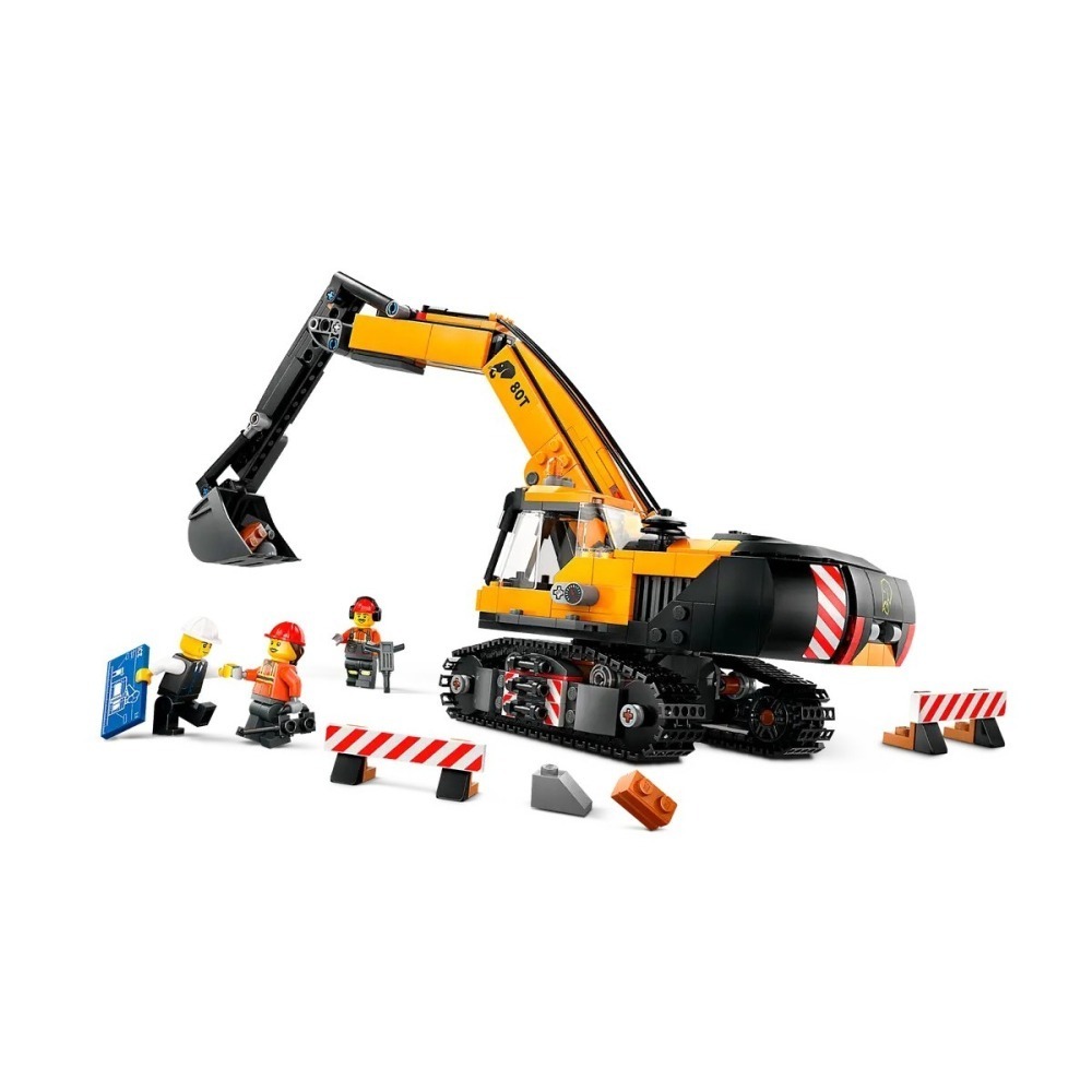 【樂GO】樂高 LEGO 60420 工程挖掘機 城市 挖土機 玩具 工程車 工地 玩具 禮物 生日禮物 樂高正版全新-細節圖4