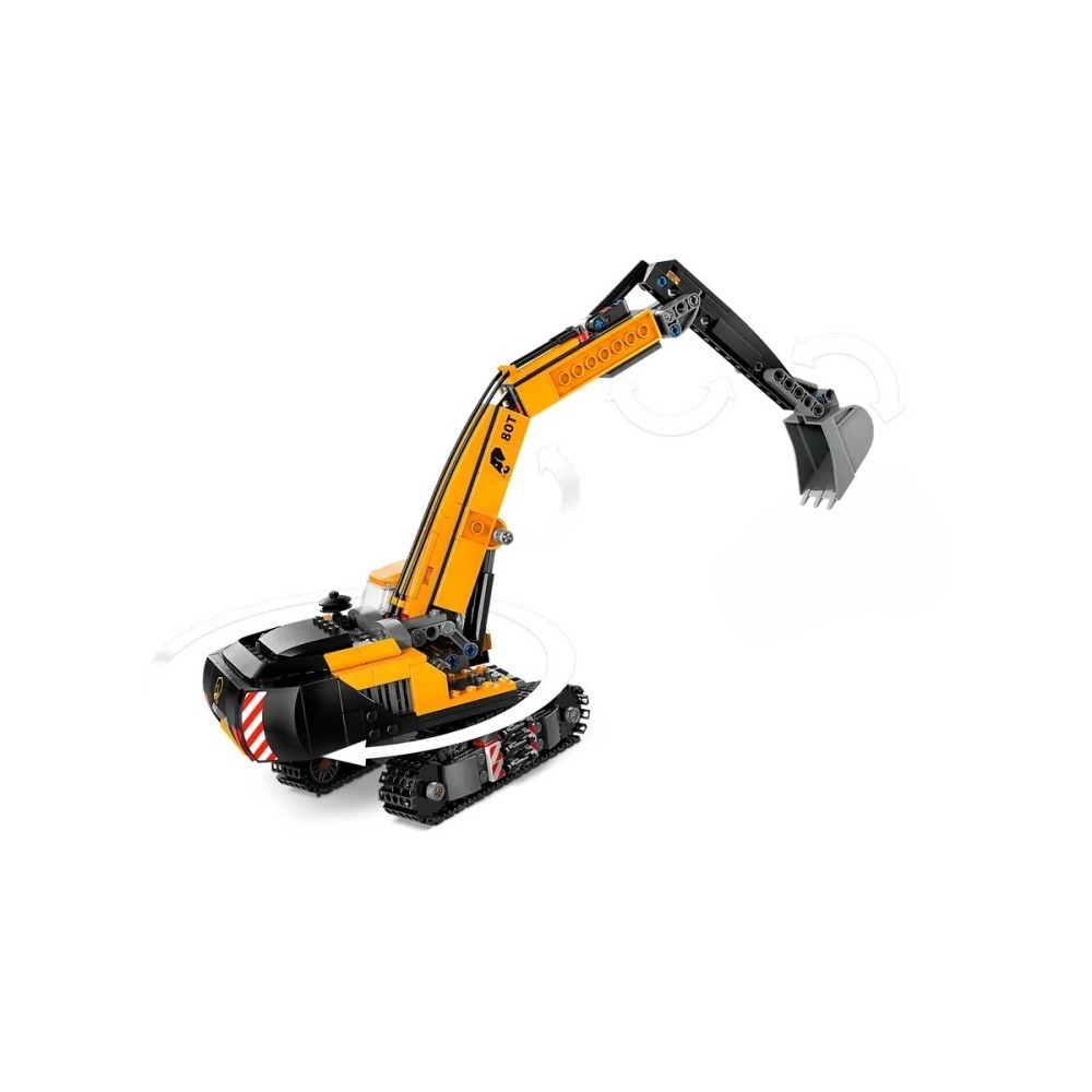 【樂GO】樂高 LEGO 60420 工程挖掘機 城市 挖土機 玩具 工程車 工地 玩具 禮物 生日禮物 樂高正版全新-細節圖5