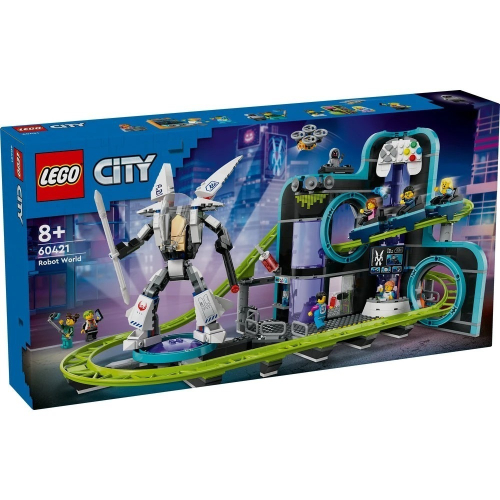 【樂GO】樂高 LEGO 60421 機器人世界雲霄飛車樂園 城市 遊樂園 機器人 宇宙 玩具 雲霄飛車 樂高正版全新
