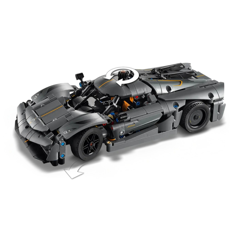 【樂GO】樂高 LEGO 42173 Koenigsegg Jesko Absolut 科技 科尼賽克 超跑 正版全新-細節圖6