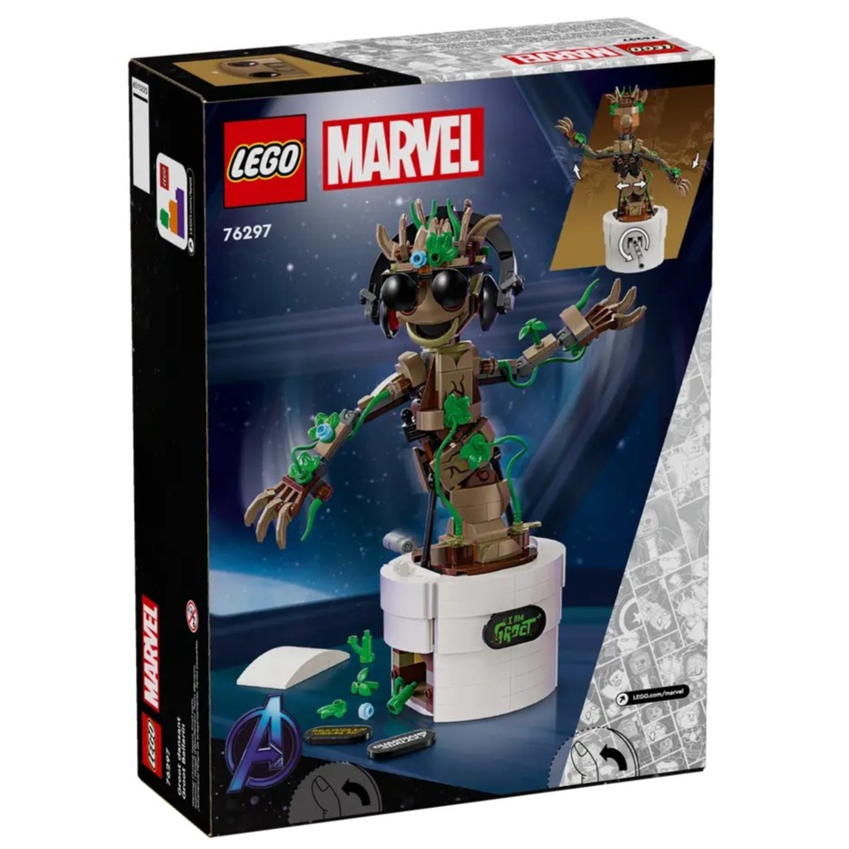 【樂GO】樂高 LEGO 76297 Dancing Groot 超級英雄 舞動的格魯特 漫威 玩具 禮物 樂高正版全新-細節圖2