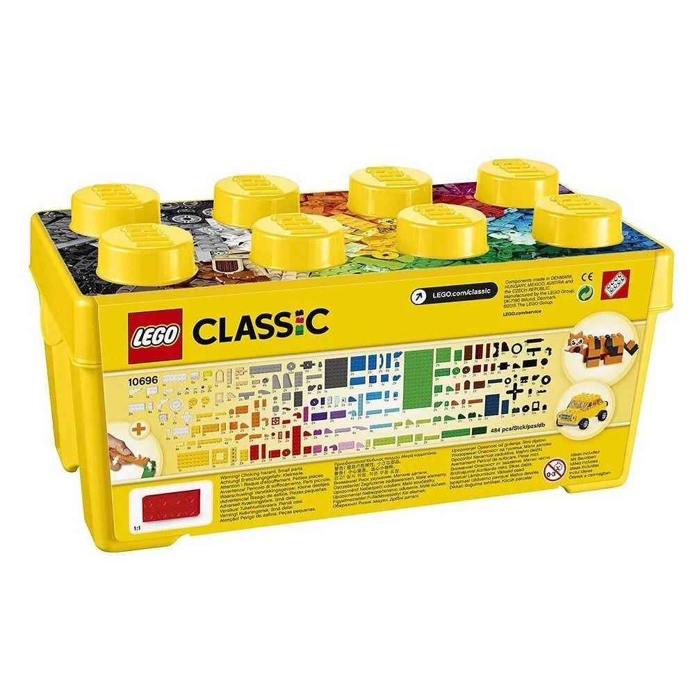 【樂GO】樂高 LEGO 10696 創意顆粒箱 中號 顆粒盒 classic 創意 玩具 禮物 收納箱 樂高正版全新-細節圖2