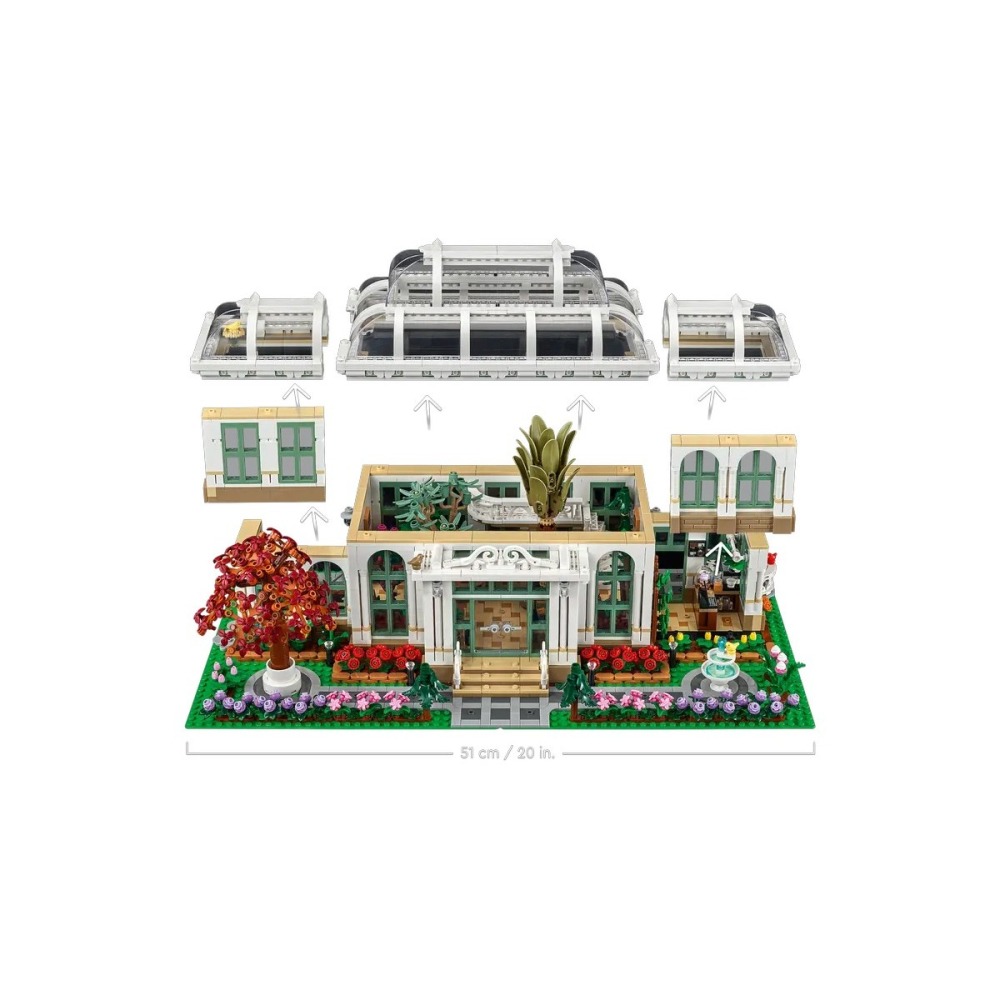 【樂GO】樂高 LEGO 21353 植物園 玻璃屋 花房 花園 園藝 建築 IDEAS 收藏 街景 禮物 樂高正版全新-細節圖5