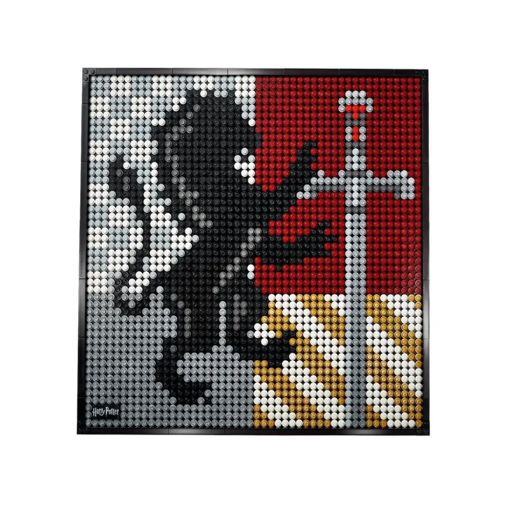 【樂GO】樂高 LEGO 31201 霍格華茲學院徽章 掛畫 馬賽克 獅院 蛇院 鷹院 獾院 哈利波特 樂高正版全新-細節圖4