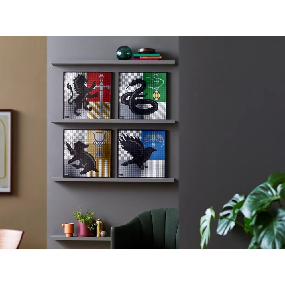 【樂GO】樂高 LEGO 31201 霍格華茲學院徽章 掛畫 馬賽克 獅院 蛇院 鷹院 獾院 哈利波特 樂高正版全新-細節圖8