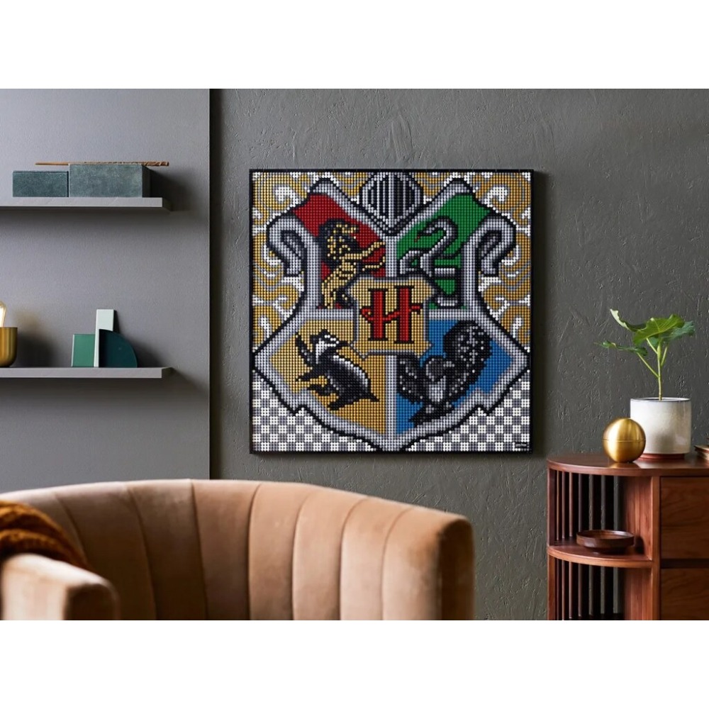 【樂GO】樂高 LEGO 31201 霍格華茲學院徽章 掛畫 馬賽克 獅院 蛇院 鷹院 獾院 哈利波特 樂高正版全新-細節圖9