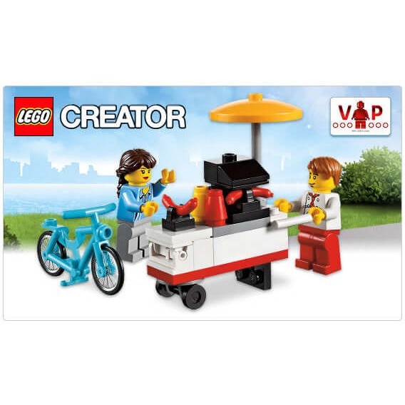 【樂GO】絕版 樂高袋裝 LEGO 40078 熱狗攤 攤位 小攤 攤販 小攤車 樂高玩具 禮物 收藏 樂高正版全新-細節圖2