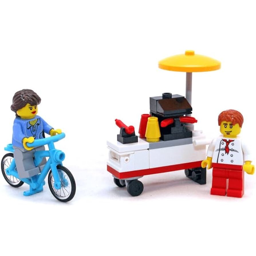 【樂GO】絕版 樂高袋裝 LEGO 40078 熱狗攤 攤位 小攤 攤販 小攤車 樂高玩具 禮物 收藏 樂高正版全新-細節圖4
