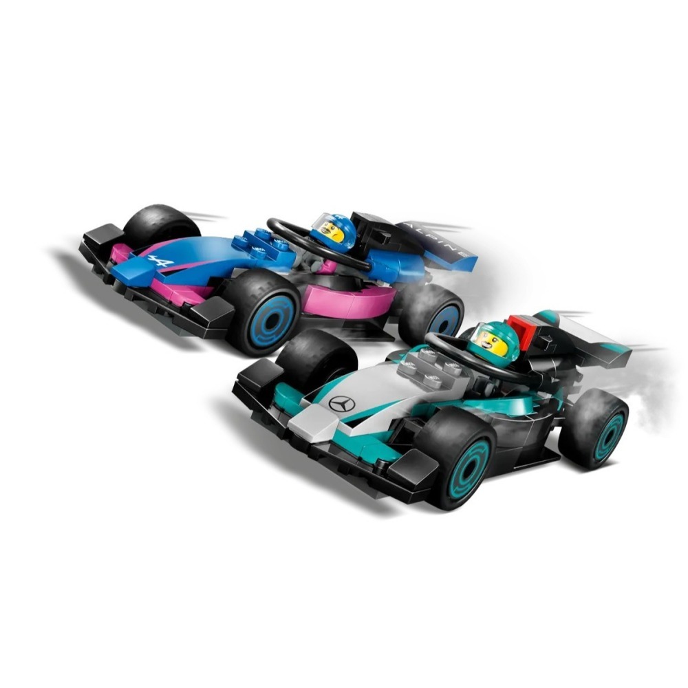 【樂GO】樂高 LEGO 60444 F1 車庫 賓士 AMG 與 Alpine 城市 玩具 禮物 賽車 樂高正版全新-細節圖5
