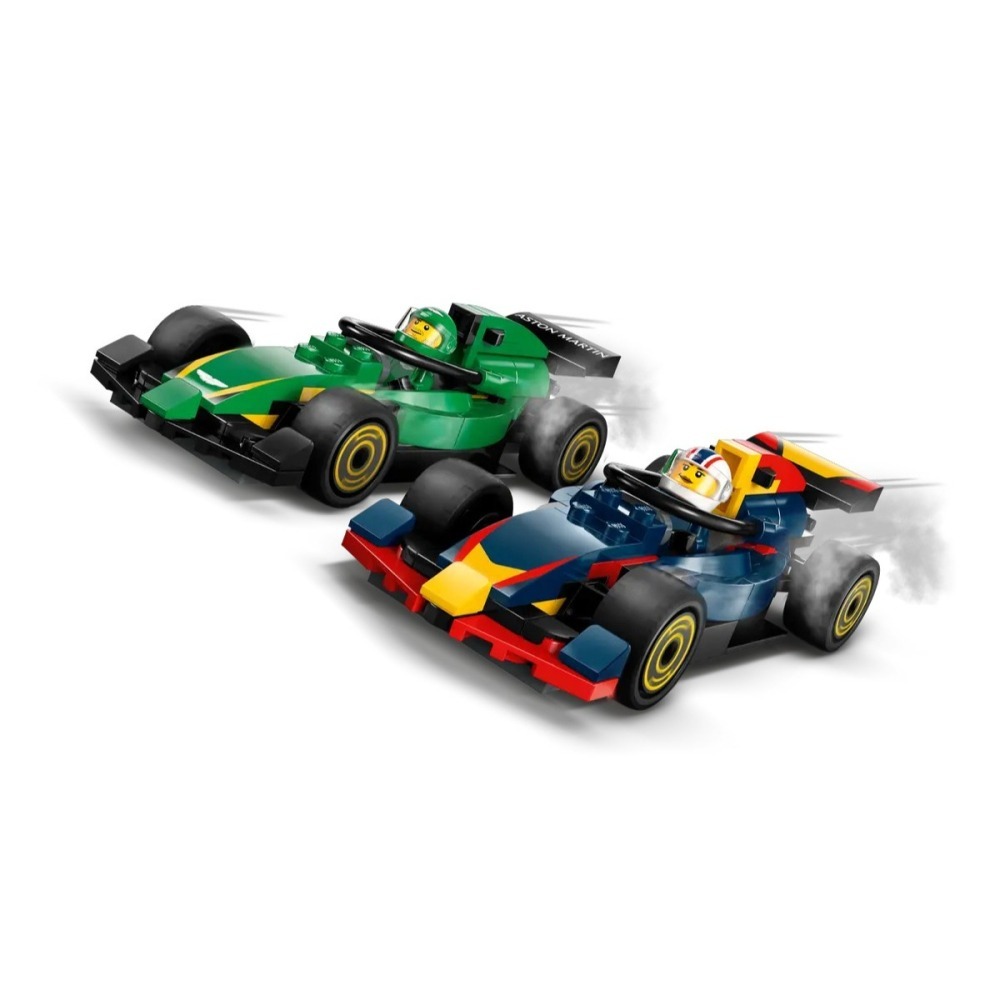 【樂GO】樂高 LEGO 60445 F1卡車和RB20與AMR24 F1 城市 卡車 貨櫃車 賽車 樂高正版全新-細節圖4