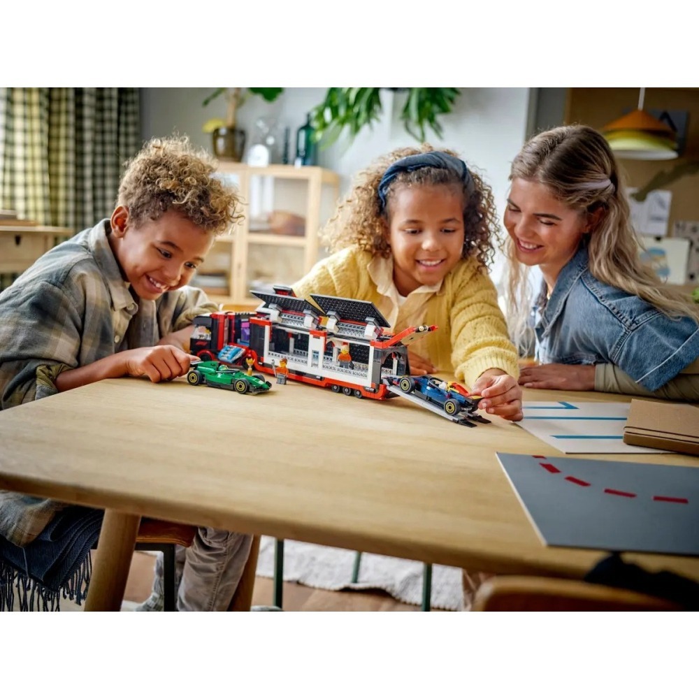 【樂GO】樂高 LEGO 60445 F1卡車和RB20與AMR24 F1 城市 卡車 貨櫃車 賽車 樂高正版全新-細節圖8