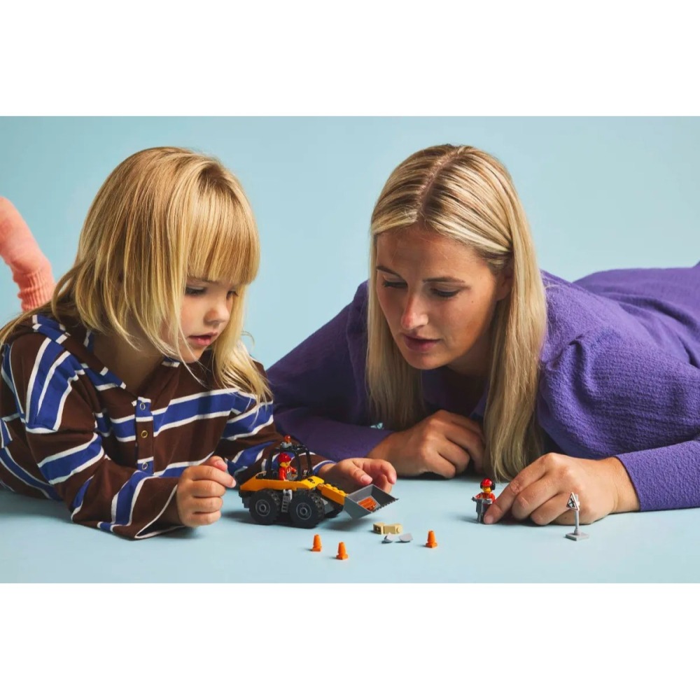 【樂GO】樂高 LEGO 60450 黃色工程輪式裝載機 城市 工地 工人 堆土機 推土機 玩具 禮物 樂高正版全新-細節圖5