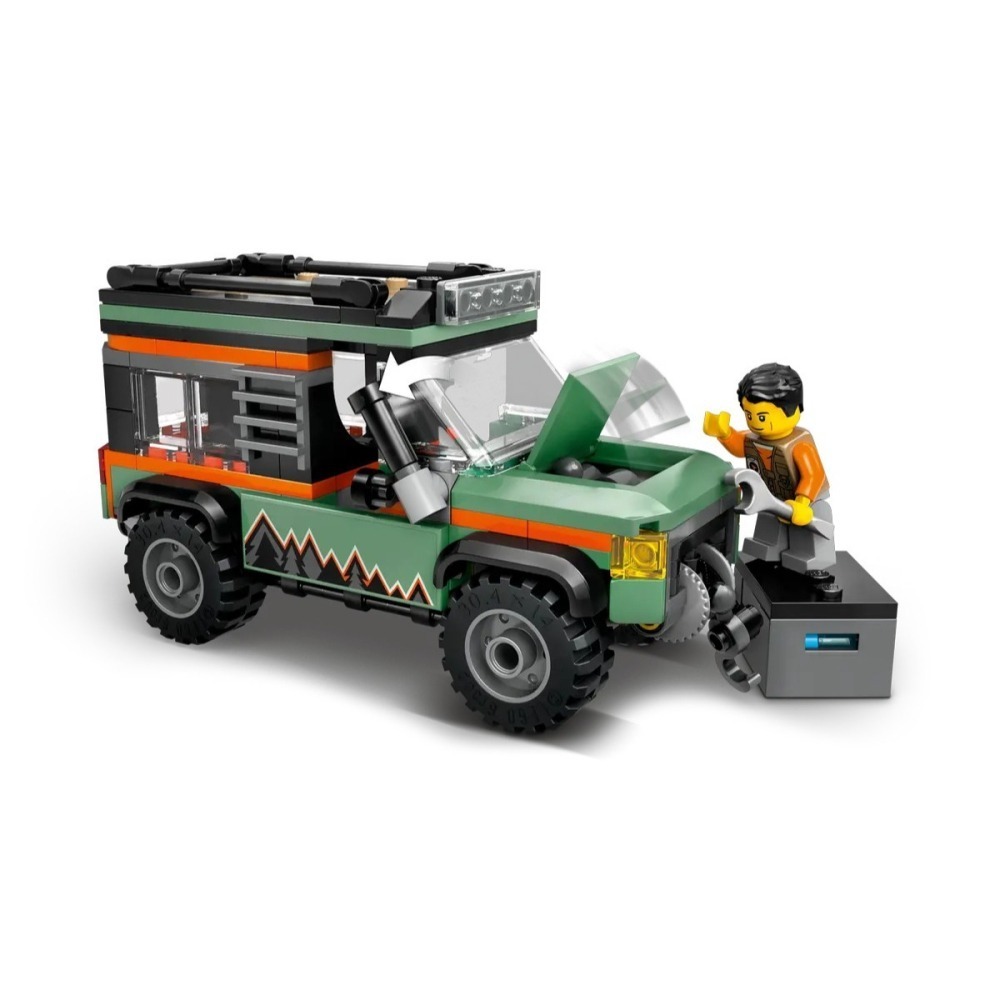 【樂GO】樂高 LEGO 60447 山地四驅越野車 城市 露營車 越野車 車子 廂型車 玩具 禮物  樂高正版全新-細節圖5