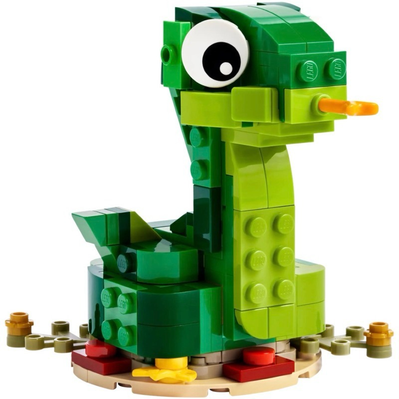 【樂GO】樂高 LEGO 40707 生肖蛇 小蛇 生肖 24生肖 蛇 小龍 玩具 禮物 擺飾 新春賀禮 樂高正版全新-細節圖3