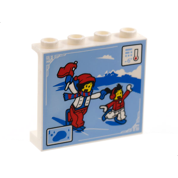 【樂GO】樂高 LEGO 溜冰場景圖案 60581pb200 印刷磚 樂高正版全新 A34-細節圖2