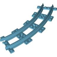 【樂GO】二手樂高零件 LEGO 85976 25086 窄軌道 樂高火車 軌道 淺藍色 鐵軌 樂高磚塊 樂高正版-規格圖3