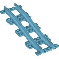 【樂GO】二手樂高零件 LEGO 85976 25086 窄軌道 樂高火車 軌道 淺藍色 鐵軌 樂高磚塊 樂高正版-規格圖3