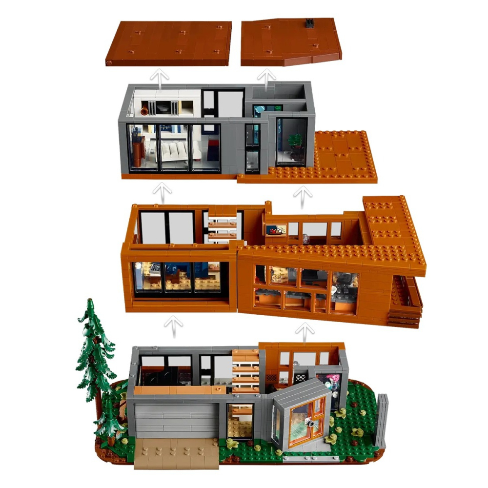 【樂GO】樂高 LEGO 21354 暮光之城 庫倫之家 庫倫的家 建築物 房子 建築 別墅 樂高正版全新-細節圖5