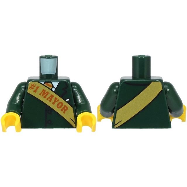 【樂GO】絕版樂高人偶 玉米市長 cty1222 競選人 玉米人 60271 CITY 絕版人偶 樂高人 樂高正版全新-細節圖2