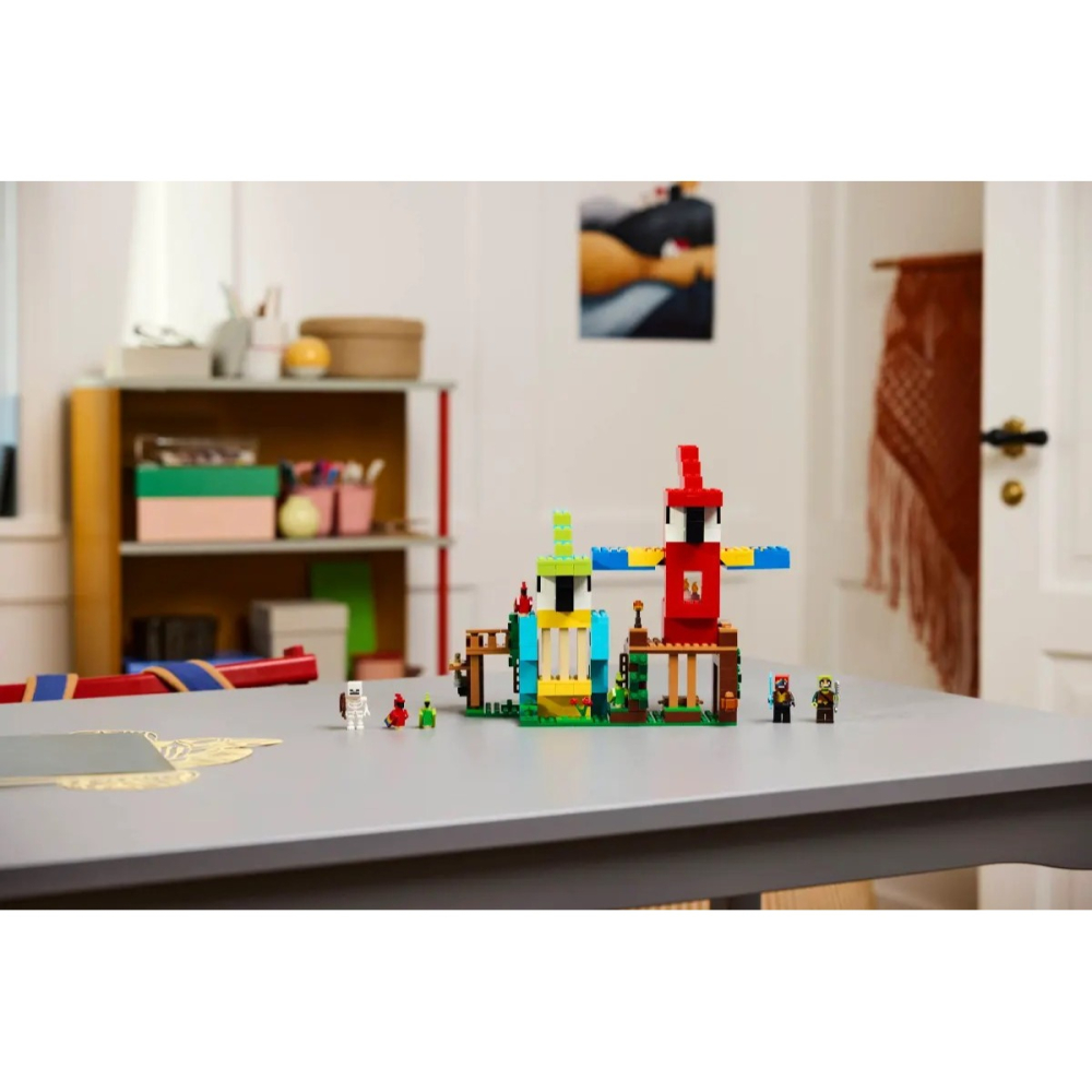 【樂GO】樂高 LEGO 21282 鸚鵡屋 麥塊 賣快 創世神 我的世界 MC 玩具 禮物 鸚鵡 小鳥 樂高正版全新-細節圖5