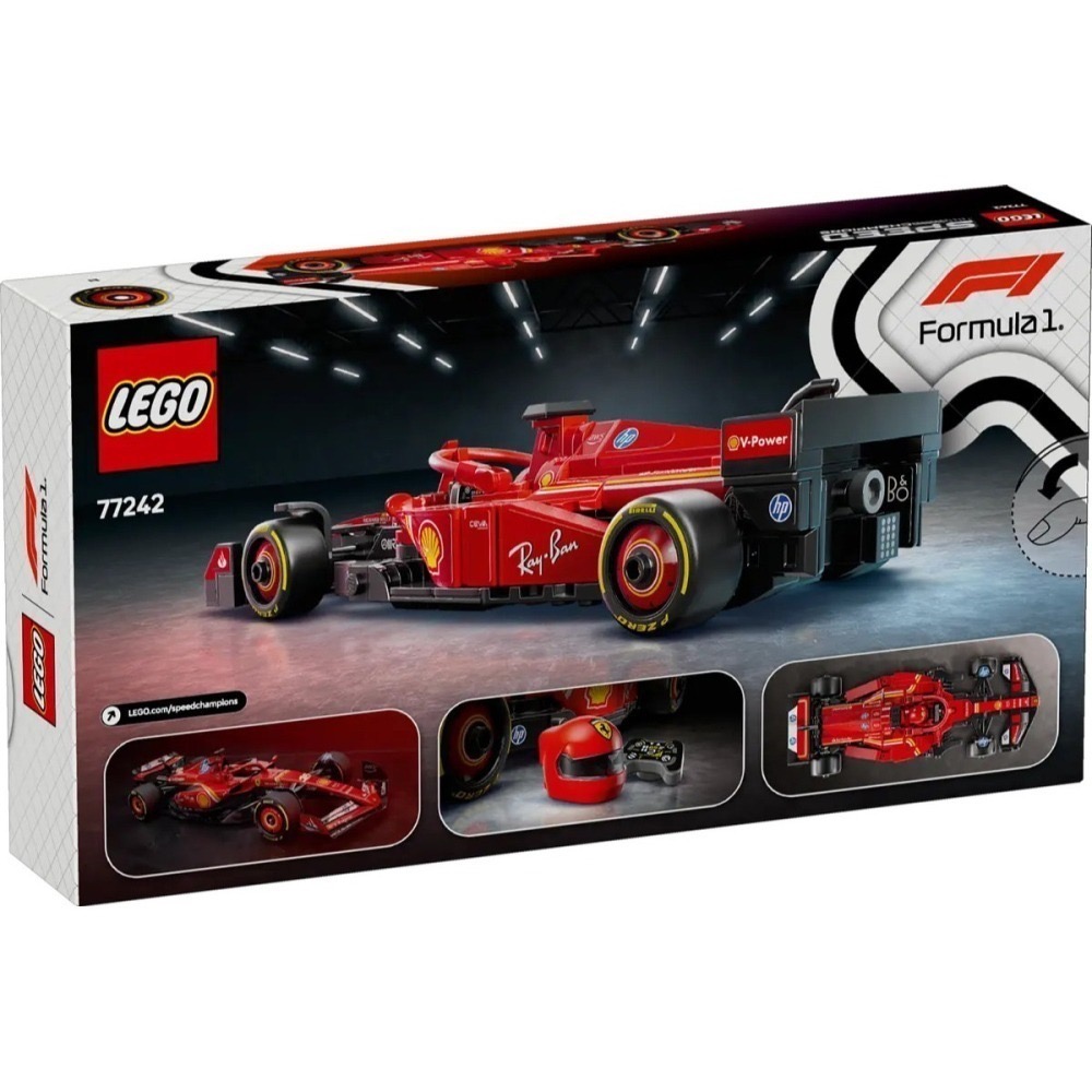 【樂GO】樂高 LEGO 77242 法拉利 SF 24 F1 Speed 小車 賽車 跑車 收藏 玩具 樂高正版全新-細節圖2