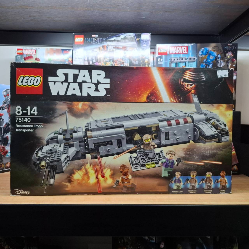 【樂GO】絕版樂高 LEGO 75140 抵抗軍部隊運輸車 軍隊運輸車 運輸飛機 運輸機 玩具 禮物 收藏 樂高正版全新-細節圖8