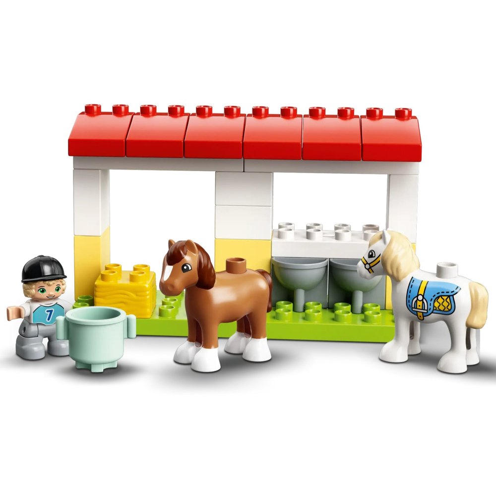 【樂GO】樂高 LEGO 10951 馬廄 & 小馬照護站 德寶 大顆粒積木 寶寶玩具 農常 馬 玩具 樂高正版全新-細節圖8