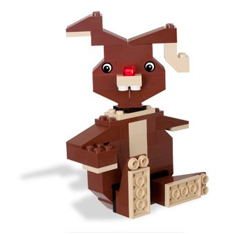 【樂GO】盒損樂高 LEGO 40005 醜兔子 兔子 玩具 禮物 收藏 小兔子 樂高正版全新-細節圖2