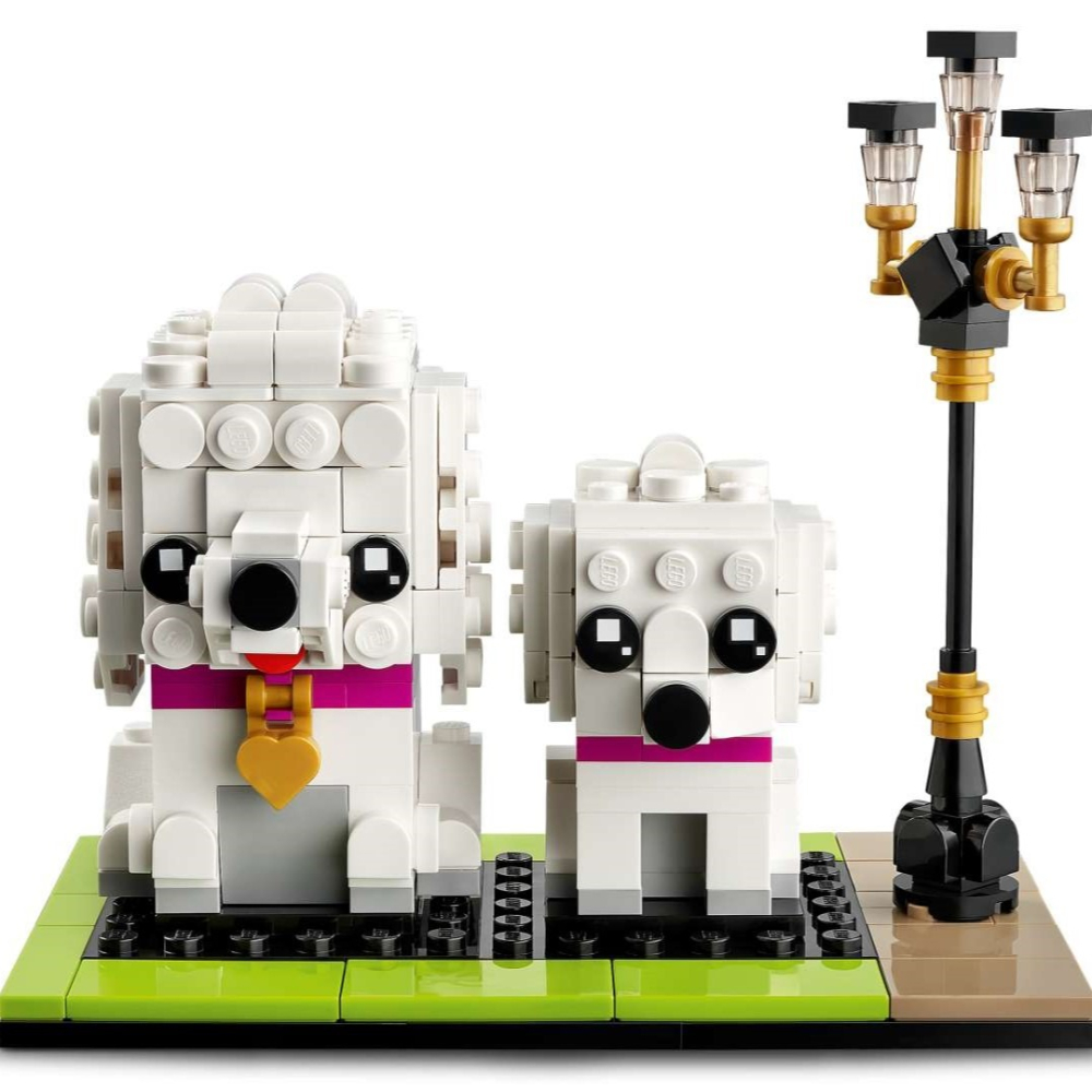 【樂GO】樂高 LEGO 40546 貴賓狗 白貴賓 大頭公仔 大頭系列 狗 小狗 狗狗 玩具 禮物 貴賓 樂高正版全新-細節圖3