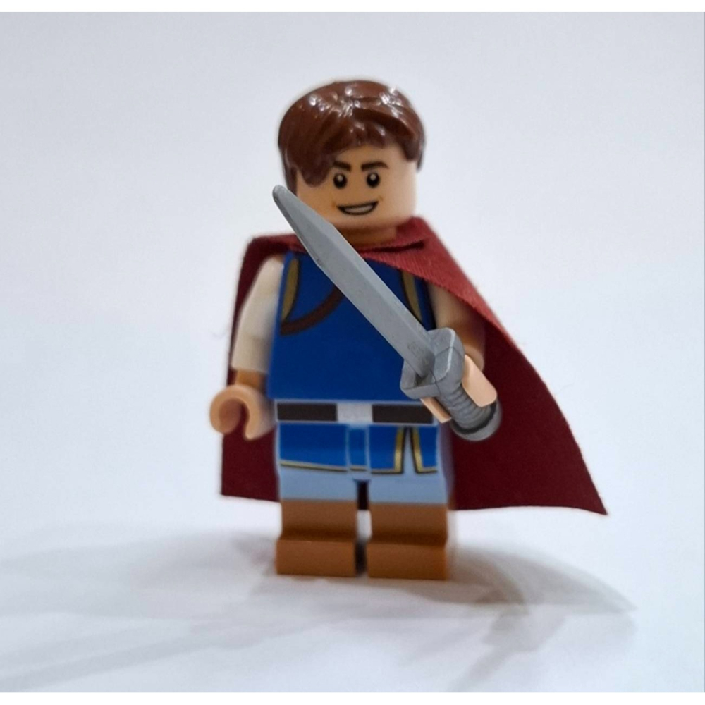 【樂GO】樂高人偶 LEGO dis135 白馬王子 白雪公主 王子 43222 迪士尼 迪士尼城堡 二代 樂高正版全新-細節圖2