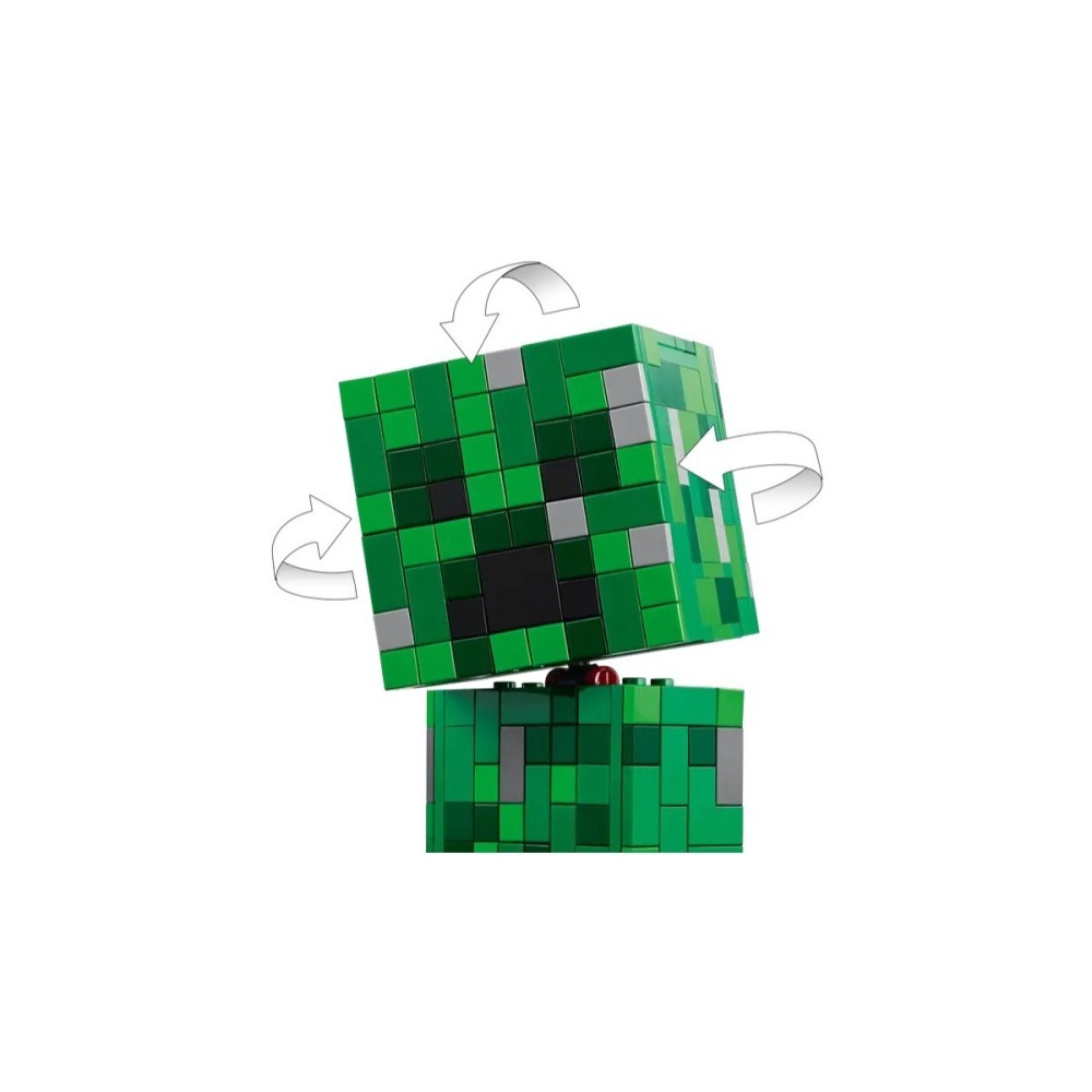 【樂GO】樂高 LEGO 21276 Minecraft-苦力怕™  麥塊 創世神 樂高正版-細節圖2