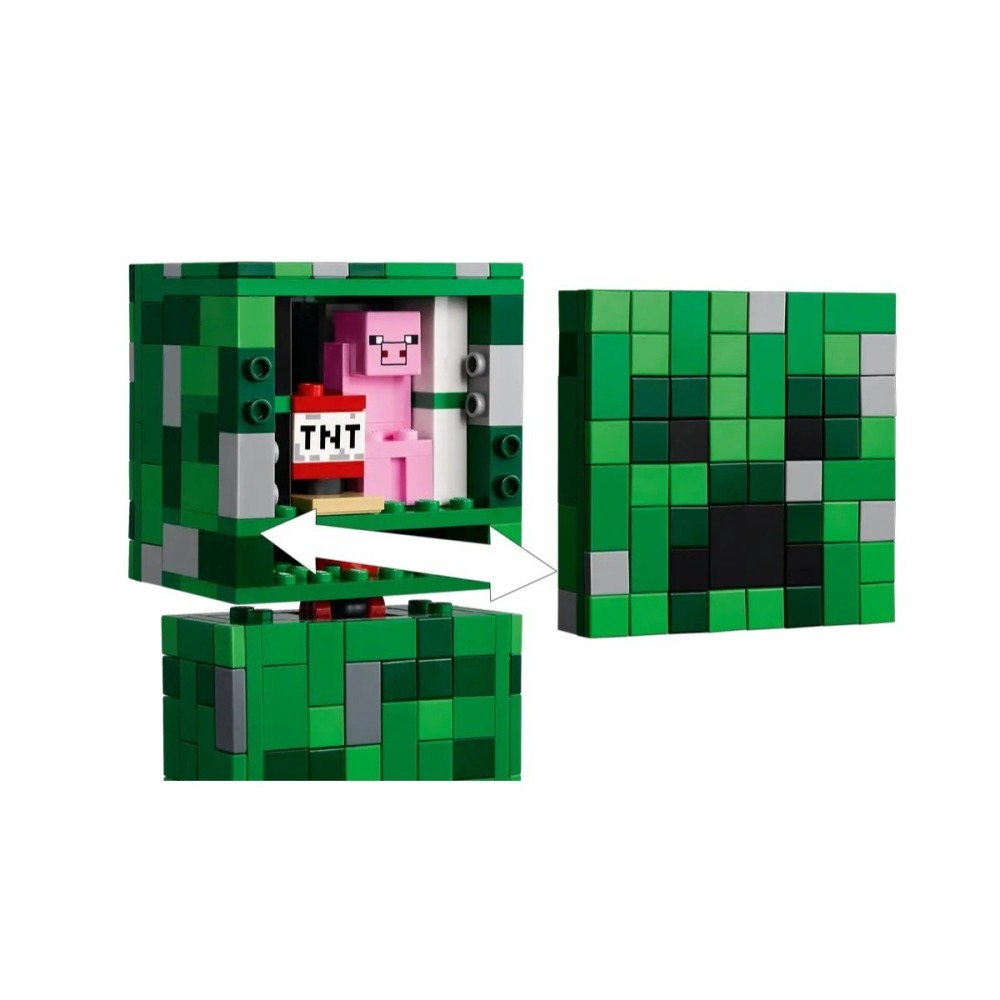【樂GO】樂高 LEGO 21276 Minecraft-苦力怕™  麥塊 創世神 樂高正版-細節圖4