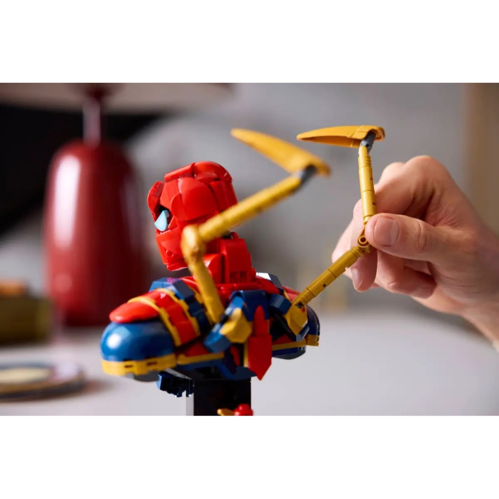 【樂GO】樂高 LEGO 76326 鋼鐵蜘蛛人半身像 蜘蛛人 漫威 樂高正版-細節圖5
