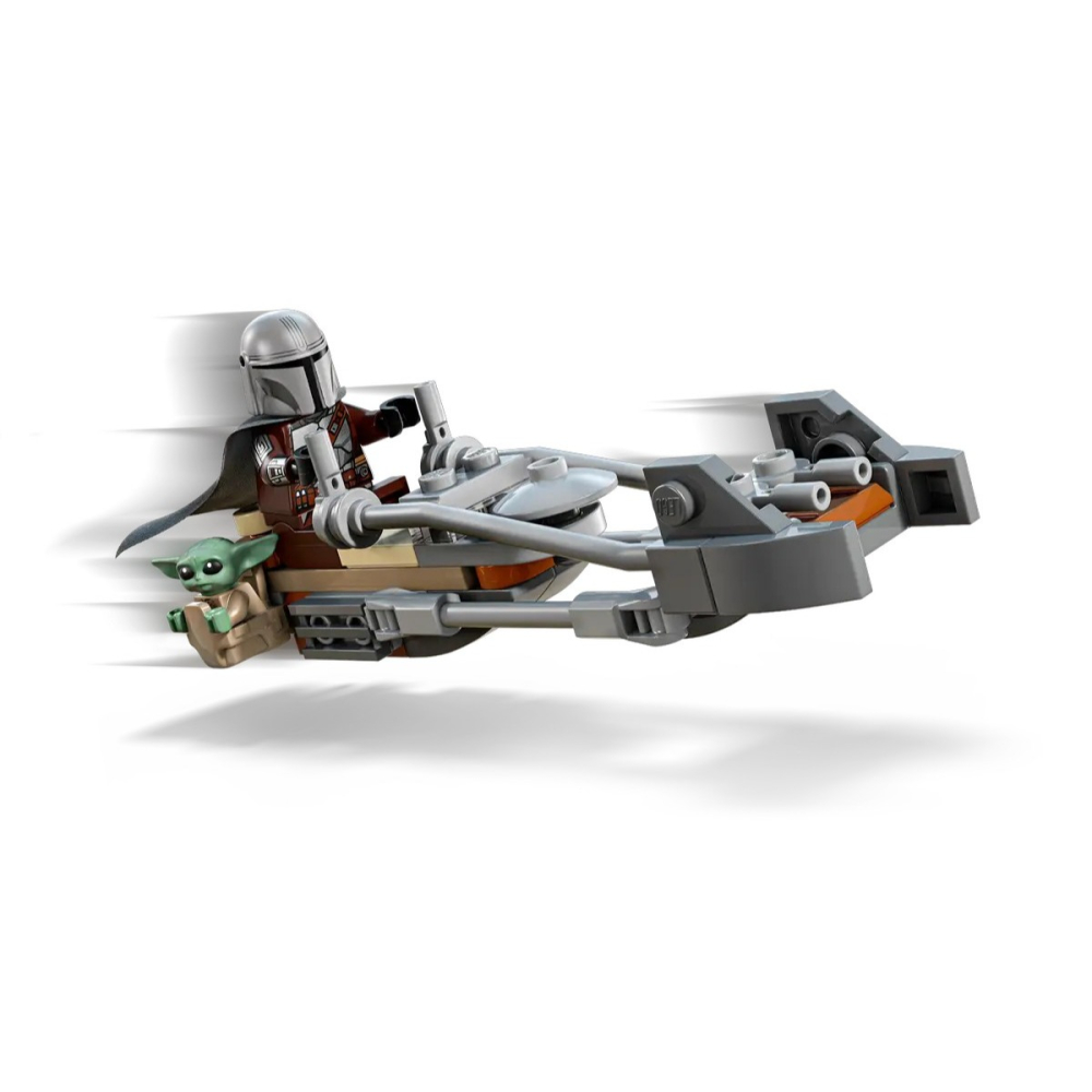 【樂GO】樂高 LEGO 75436 Star Wars 星際大戰 曼達洛人和古古的飛行摩托車™ 樂高正版-細節圖4